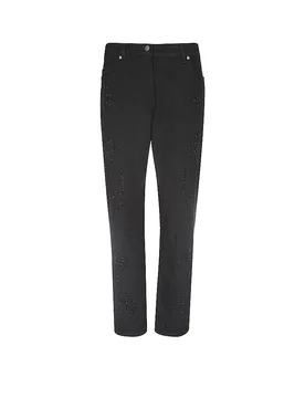 Jeans Straight Fit nero 46 - Doris Streich - FashionsVida