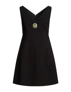 Minivestido Mujer Negro 42 Mujer