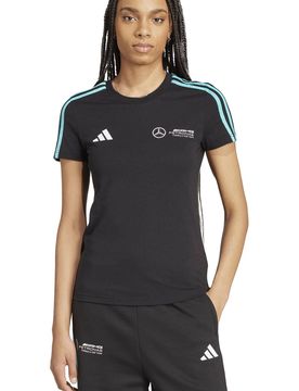 Mercedes amg petronas f1 team dna camiseta manga corta mujer Negro (S)