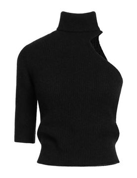 Rollkragenpullover Damen Schwarz M,S Damen
