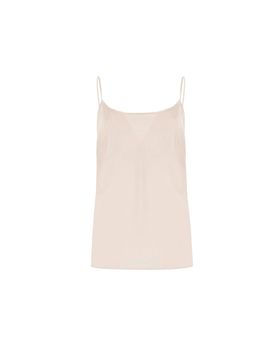 Canotte e top donna d.exterior - raso fluido top spallino - bianco