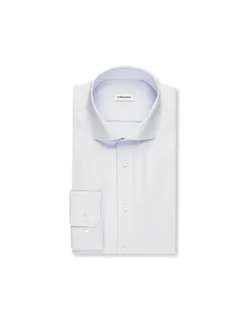 Camisa Slim Fit azul claro 38 - Seidensticker - FashionsVida