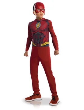 Flash-Kinderkostüm Comic-Kostüm Lizenzware rot - RUBIES FRANCE - FashionsVida