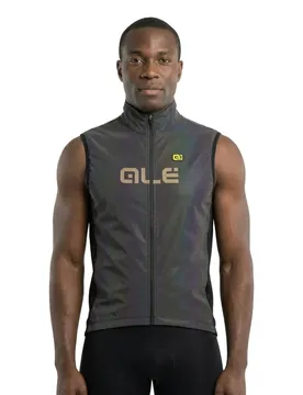 Gilet Guscio Irdescent Reflective Grey