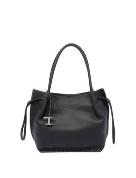 Borsa a secchio in pelle media