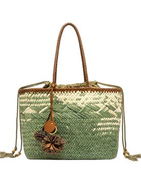 Borsa Paloma Donna Willow in Paglia e Pelle