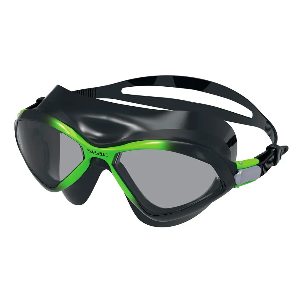 Diablo Swimming Mask Black / Lime One Size unisex - Seacsub - FashionsVida