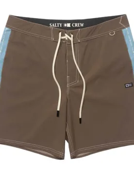 Short De Bain Channel Boardshort Dark Brown 30 - Salty Crew - FashionsVida