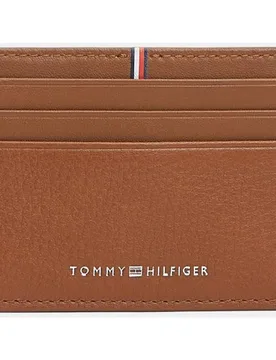 Tarjetero de hombre en piel con logotipo - Tommy Hilfiger - FashionsVida