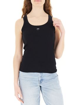 Pinko Canotta con logo NERO S