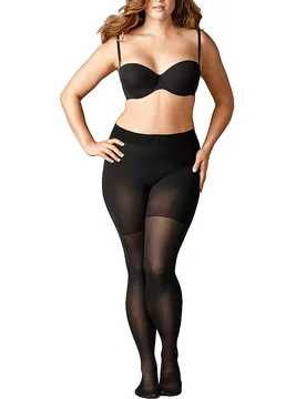 Medias BEAUTY PLUS 50 DEN negras negro A - Falke - FashionsVida