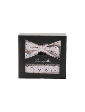 Ensemble nœud papillon et pochette de costume rose - Seidenfalter - FashionsVida