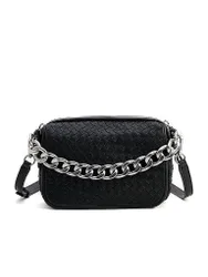 Ledertasche - Umhängetasche EMILY schwarz ONE SIZE damen