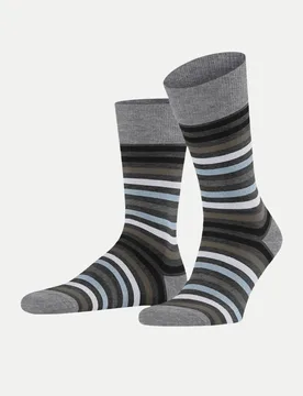 Socken Tinted Stripe Mehrfarbig 39-42 - Falke - FashionsVida