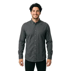 Chemise à Manches Longues Frontline 20304 Dark Anthracite / Light Grey-Flecked 37-38