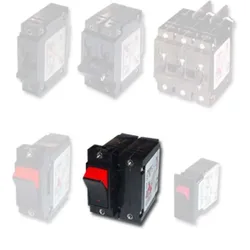 Rocker Switch Black Double Pole (10A) unisex