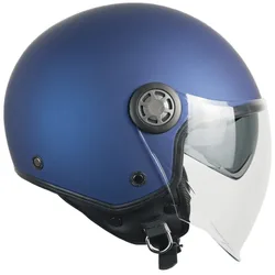 Casco Moto Jet 1SHA ZEN MONO Blu satinato taglia M