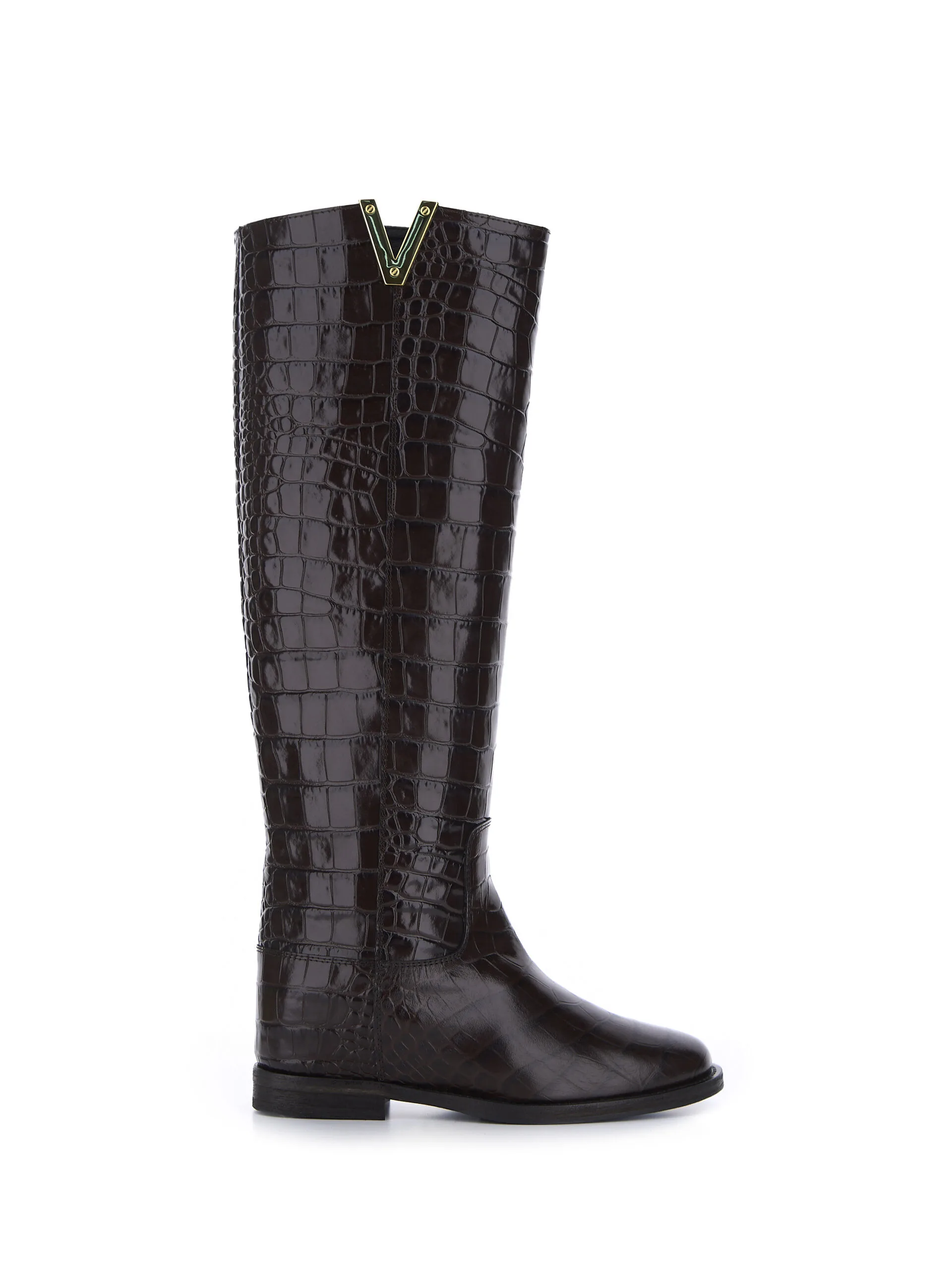 Stivali in pelle TESTA DI MORO 40 - VIA ROMA 15 - FashionsVida