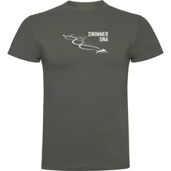Swimming Dna Short Sleeve T-shirt Dark Army Green L Men