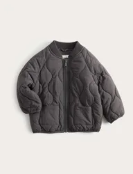 Lightweight Padded Jacket (0 Mths - 5 Yrs) Charcoal male