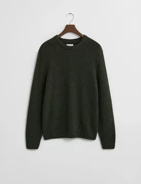 WOOL BLEND NEPS C-NECK male