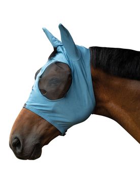 Fliegenmaske ELASTIC rauchblau XL