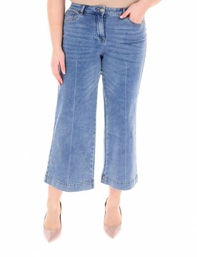 Jeans flare BLU CHIARO 46