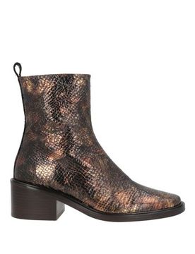 Botines de caña alta Mujer Bronce 37 Mujer