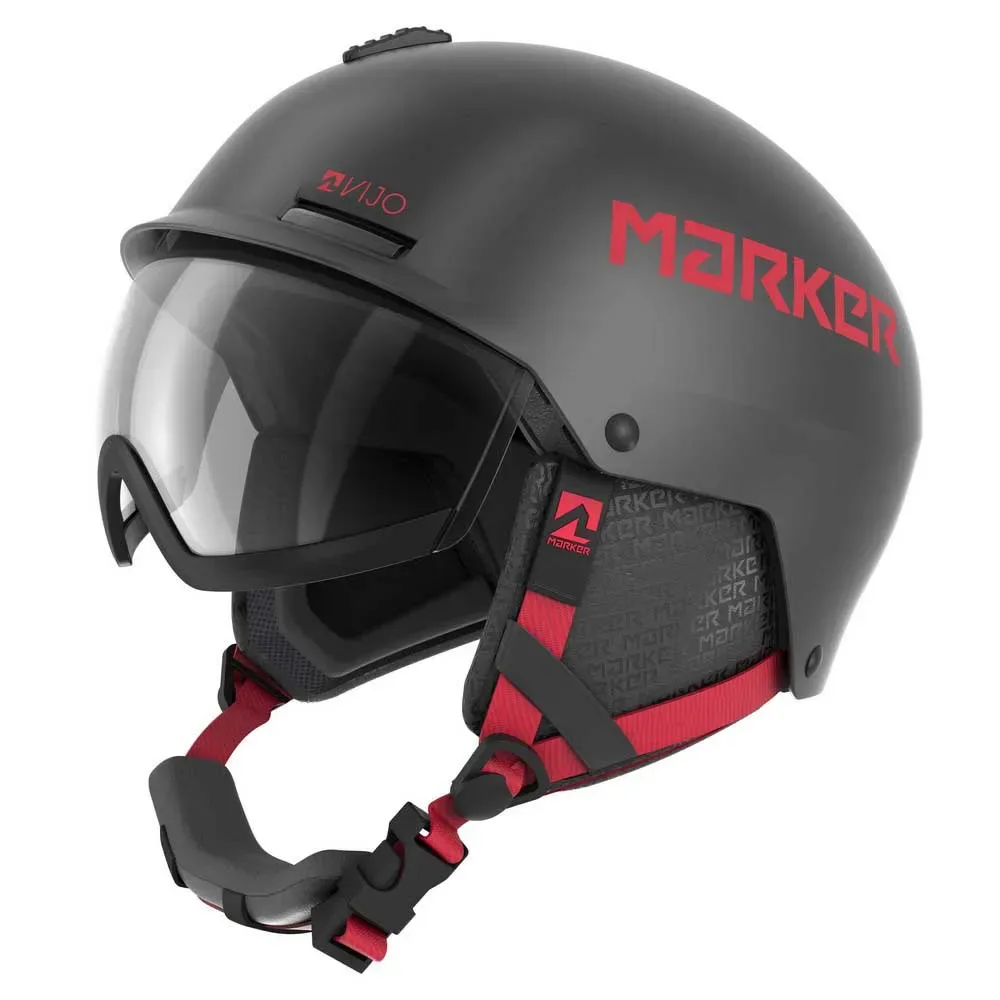Casque Vijo Black / Red 51-56 cm unisex - Marker - FashionsVida
