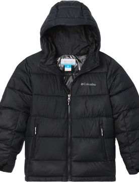 Stepp- Und Daundenjacken Isolierung Pike Lake II Hooded Jacket Black Kindergröße M schwarz