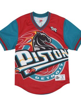 Casacca Uomo Nba Jumbotron 3.0 Mesh V-neck Detpis Multi/white