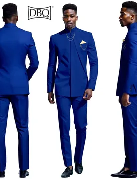 DBQ African Clothes for Men Tailor Made Regular Fit Casual Blazer and Pants 2 Piece Linen Suits Set BD144 - Aliexpress - FashionsVida