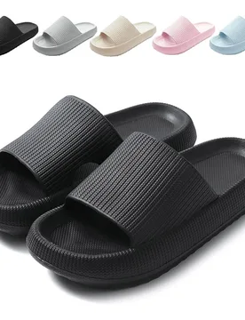 Big Size 46-47 Slippers For Women Men Thick Bottom Platform Slides Soft Sole EVA Hollow Unisex Sandals Outdoor Beach Shoes - Aliexpress - FashionsVida