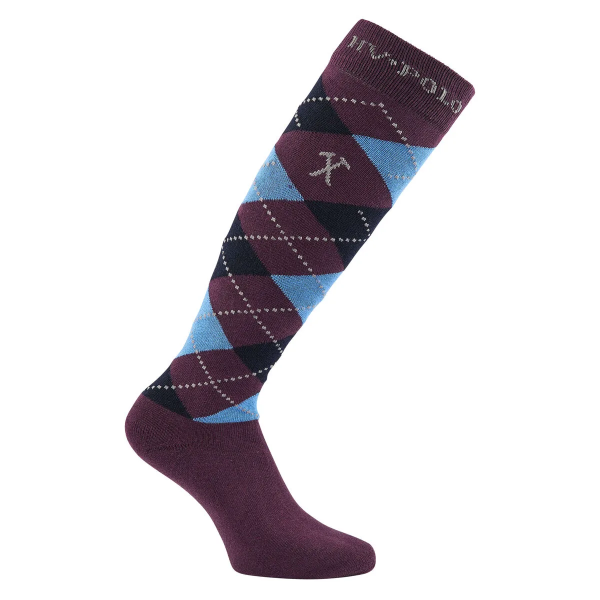 Socken ARGYLE plum-navy-mid blue 35-38 - HV POLO - FashionsVida
