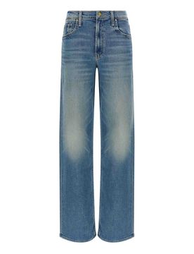 Mother The Spinner Zip Sneak Jeans