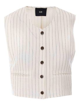 Eleh Gilet bianco panna