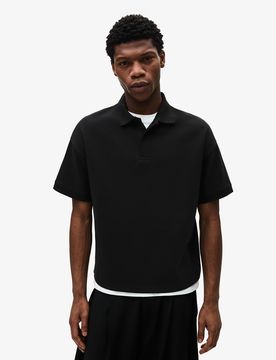 Polo Manches Courtes Xs Noir