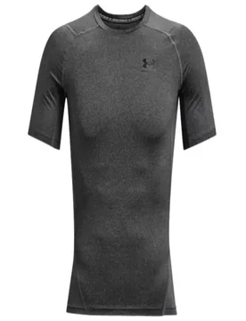 T-shirt à Manches Courtes Heatgear Compression Carbon Heather M - Under armour - FashionsVida