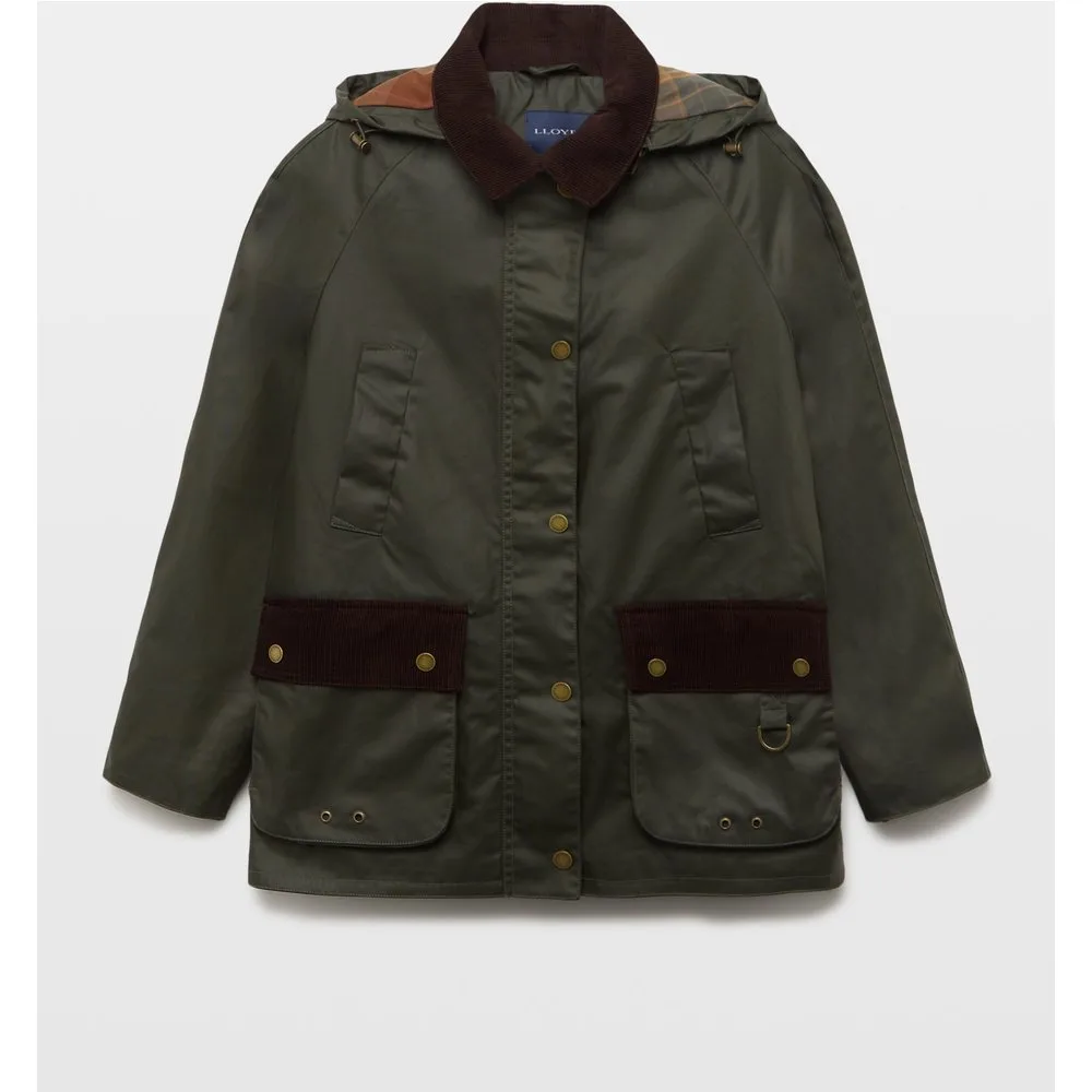 Parka corta lisa de mujer - Lloyd's - FashionsVida