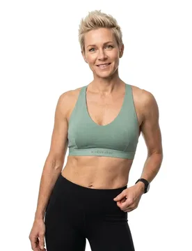Soutien-gorge De Sport Merino 125 Cool-lite Sprite Racerback Mint S - Icebreaker - FashionsVida
