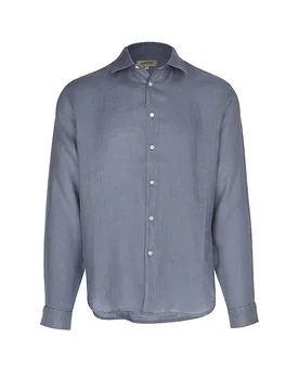 Woolrich Camicia di lino blu L - Woolrich - FashionsVida