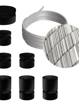 Cables Kit D´éclairage Linear Filé System Ecc37 5 M 7 Unités Black / White One Size