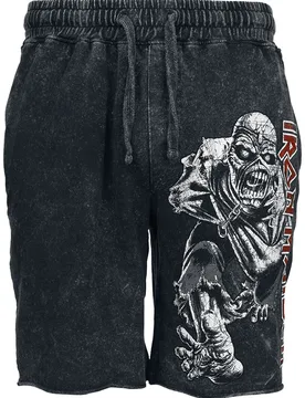 Short - Eddie - S bis XL - für Männer - Größe L - grau - EMP exklusives Merchandise! - Männer - male - Iron Maiden - FashionsVida