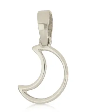 Ciondolo Luna Oro Bianco 18kt GL102540