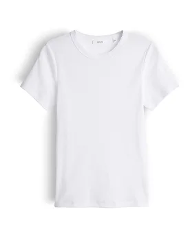 Camiseta SAMUNA SCALLOP blanco 40 - Opus - FashionsVida