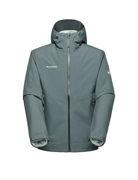 Chaqueta de senderismo para hombre Alto Light 3 en 1 HS con capucha plata M - Mammut - FashionsVida