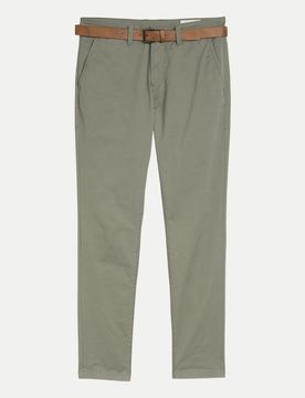 Slim Fit Chino Hose Grau 31/34