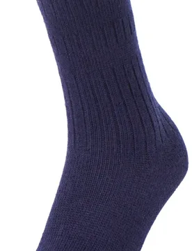Extra Roomy Thermal Softhold® Seam‑free Socks - Navy - Size: M - Cosyfeet - FashionsVida