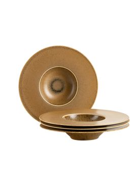 Gourmetteller, Porzellan Grumpy beige