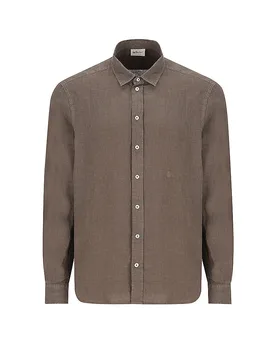 Camicia tradizionale LUBODE marrone chiaro L - LUIS TRENKER - FashionsVida